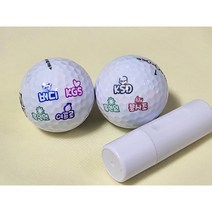 주문제작 골프공스탬프 이름네임마킹 볼도장 캐디용품 악세사리 이니셜마크 볼마커 홀로그램, 그린