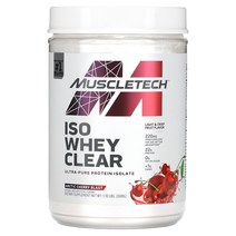 MuscleTech ISO Whey Clear Ultra-Pure Protein Isolate Arctic Cherry Blast 1.1 lbs (500 g)