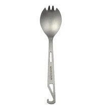 Rock Cloud 3 in 1 Titanium Spork with Bottle Opener Titanium Spoon Fork Flatware for Camping 하이킹 백패킹 피크닉 여행