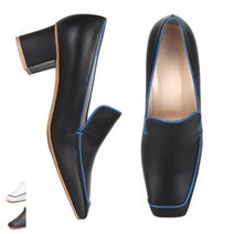 Gby고세 여성 로퍼 로니 G193215(블랙/웜화이트)5cm