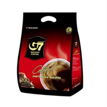 G7 퓨어 블랙 커피 수출용 2g, 6개, 200개입