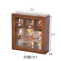 찻장 컵 진열장 엔틱 그릇장 테이블수납함 핸드메이드 자카 캐비닛 서랍형 빈티지 화장품 선반 테이블 원목, 05 플립 9칸