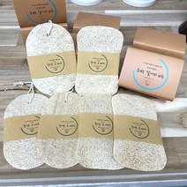천연 루파 주방 식물 제로웨이스트 친환경 제품 사각 수세미, 천연 롱수세미