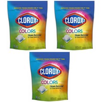 Clorox 2 For Colors Stain Remover Brightener 720g 클로락스 얼룩제거 선명한칼라 세탁세제 40 캡슐 3팩