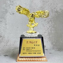 좋은상패 순금판 이글트로피 싱글패 홀인원패 골프트로피 JE04