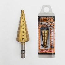 DEVA 스텝 드릴 비트 4-20mm 홀쏘 천공날 기리 DV-SD420H