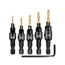 드릴 세트 육각 손잡이가 있는 목공 카운터 싱크, 6DT