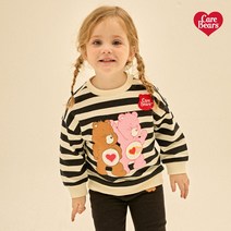 케어베어 스트라이프 맨투맨티셔츠