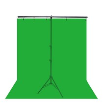 크로마키 배경천 스크린1.5x2m+스탠드, 그린