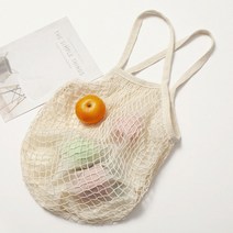 [가지가지] 에코백 그물 네트백 장바구니대용 그물백