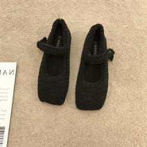 퍼메리제인 장원영 발레리나 밴딩 휘뚜루마뚜루 배색 슈즈 김나영 뽀글이 메리제인 부클 모리걸