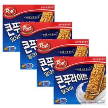 Post 콘푸라이트 Milk바 4개입, 4팩