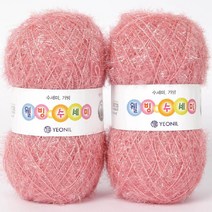 연일섬유 웰빙수세미 실 2p, 30 누디핏, 2개입