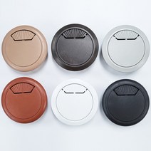철물의민족 PVC 전선캡 50mm 60mm 책상 타공 커버 원형 구멍 마개 홀캡 데스크 정리, PVC 전선캡(55파이), 화이트