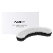 펫츠버디 NPET 항균 투명 정수기 원형 필터 4개입