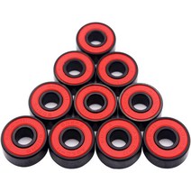 Z-FIRST Precision 608 RS ABEC 11 Bearings for Scooters Longboards and Skateboards (Pack of 10 PCS) (, 1
