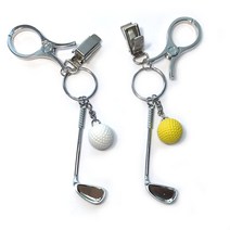 퍼터커버홀더 클럽앤골프공 골프장갑 퍼터커버 집게악세사리, 흰색골프공