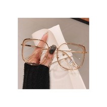 투명 뿔테 안경테 패션 안경 대형 여성용 클리어 스퀘어 여성 광학 처방 0 디옵터 oculos de grau M7434