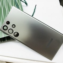 2023 홈바 테이블 삼성 갤럭시 S22 울트라 5G 후면 유리 하우징 카메라 렌즈 및 접착제 예비 부품에 대한 O, 회색