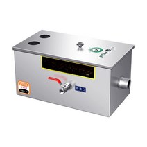 그리스트랩 유수 분리기 식당 트랩 맨홀 분리조 업소용 싱크대 거름망, 두꺼운 60x30x30cm 6층 여과, 60x30x30cm 6단 여과