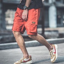 가을 면반바지 밴딩 5부 면 봄 남자반바지 츄리닝