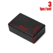 방수 ABS 플라스틱 프로젝트 상자 보관 케이스 하우징 악기 인클로저 전자 용품, [05] 80x50x26mm-Black