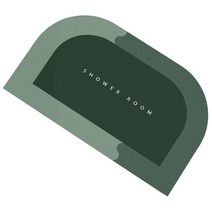 미끄럼 방지 욕실 깔개 물 흡수성 규조류 진흙 목욕 매트 홈 샤워 매트 도어 바닥 매트 주방 욕실 샤워 및 욕조, 규조 진흙 폴리에스터 섬유, 녹색 40X60cm