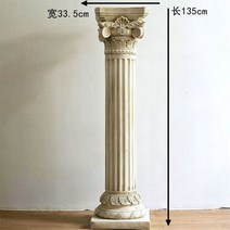 빈티지 기둥 화분대 원예 선반 정리대 인테리어 진열대 스탠드 엔틱 꽃 정원 받침대, 01. L