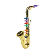 시뮬레이션 8 톤 색소폰 트럼펫 어린이 악기 장난감 파티 소품, 금