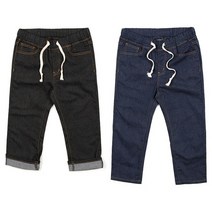 넘버나인 캐주얼 밴딩 7부 청바지C0717012C