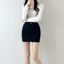 소유진 여성용 스판 대박 치마 미니스커트