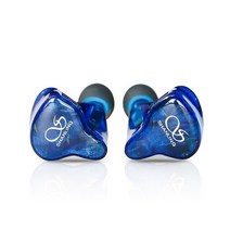 SHANLINGAE3 트리플 밸런스드 드라이버 인이어 이어폰 하이파이 유선 IEM 실버 도금 분리형 2 핀 078mm 케이블 포함, 1.AE3