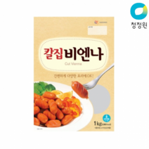 청정원 칼집 비엔나, 2개, 1kg