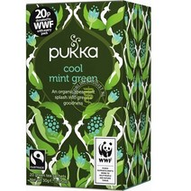 Pukka Organic Fairtrade Cool Mint Green Tea 30 g (Pack of 4), 1, 30g