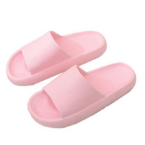 말랑말랑 마카롱 층간소음 슬리퍼 거실화, 핑크
