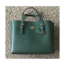 코치 COACH C4084 몰리 토트 25 에버글레이드 그린 가죽 크로스바디 숄더백 시그니처 여성