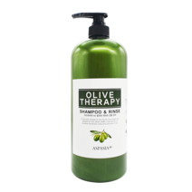 아스파시아 올리브 샴푸린스겸용, 1500ml, 1개