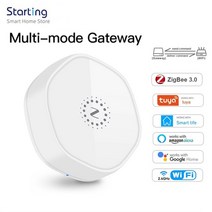 ZigBee Tuya 스마트 게이트웨이 허브 멀티 모드 홈 브릿지 WiFi 블루투스 APP 음성 무선 원격 제어 Alexa Google, [01] 1pcs