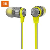 이어폰 블루투스 골전도 JBLT180A 인이어 스테레오 이어폰 3.5mm 유선 스포츠 게임용 헤드셋 순수한 베이스, 04 GREEN