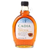 카디아 메이플 시럽 그레이드 A 앰버 컬러 리치 테이스트, 1개, 354ml