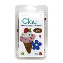 스쿨문구 아키우네 폼클레이 50g 케이스 갈색 DIY 만들기, 없음