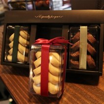 [천삼백케이] [이홈베이킹] [대용량]쿠키사각박스 브라운 3구 50개