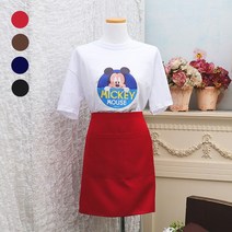 [더해피] 핸드메이드 허리 앞치마 미용/미술/가정/어린이집/식당/카페, 상세설명 참조, 01. 허리 앞치마(소)/그린