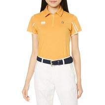 22SS 먼싱웨어 일본 쿨링소재 여성 골프 반팔티 MEWTJA05 옐로우