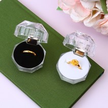 sales class투명 아크릴 팔각 반지케이스 돌반지상자 반지상자(도매 문의 환영)