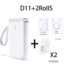 바코드출력기 바코드프린터 바코드기계 끼움라벨제작 케어라벨프린터 님봇 미니 무선 블루투스 라벨 스티커, 16 D11W 2RoIIS L02-1230