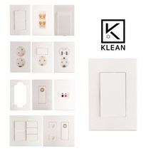 클린 화이트 스위치 콘센트 커버 교체 인테리어 전기 전등 방우 맹커버 1구 2구 3구 4구 5구 6구 USB, 30.클린_화이트_8P+CATV 2방