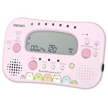SEIKO(세이코) 튜너 메트로놈 STH100SGP 수미코구라쉬 핑크 스톱워치기능, STH-100SGP