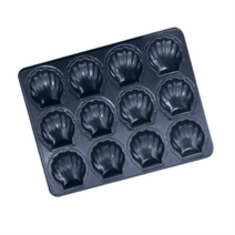 베이킹팩토리 가리비 양면코팅 베이킹몰드 12구, 2개