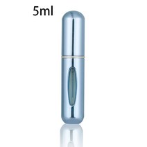 5ml/8ml Refillable Perfume Spray Bottle Perfume Atomizer Empty Cosmetic Containers Travel Mini Alumi, 5ml blue